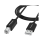 Wozinsky Kabel USB-B USB-A 480Mb/s 1m czarny WKDDY4S - 1487914 - zdjęcie 3